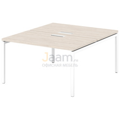 Мебель для персонала Стол-тандем на металлокаркасе S-521
