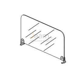 Мебель для персонала Экран-перегородка АКРИЛ с креплением на поперечную часть столешницы RP-100.2