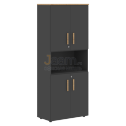 Мебель для персонала Офисный шкаф с 2-мя комплектами глухих малых дверей FHC 80.4(Z)