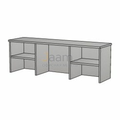 Мебель для персонала Полка настольная с задней стенкой ПФ006