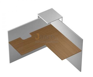 Стойка ресепшн Модуль угловой с вырезом правый КВ 0704