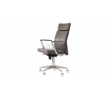 Кресло для руководителя Сидней/П кожа стандарт/база алюминий