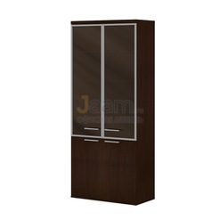 Кабинет руководителя Офисный шкаф комбинированный ПК-АТШМ-ШК208Х90С/Д