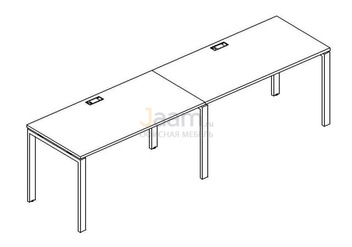 Мебель для персонала Рабочая станция на металлокаркасе UNO Б1 015-2 БП