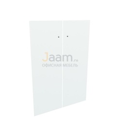 Кабинет руководителя Комплект высоких стеклянных дверей в раме 19555