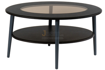 Журнальный столик из дерева Эль со стеклом СЖС-01